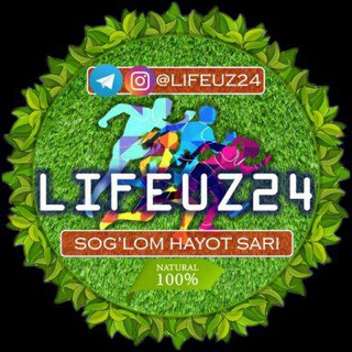 Telegram kanalining logotibi lifeuz24 — LIFEUZ 24