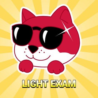 Логотип телеграм канала @light_exam — LIGHT EXAM