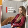 Логотип телеграм канала @lightscamerateach — Lights, Camera, Teach 🎬