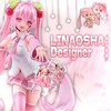 Логотип телеграм канала @linathedesigner — 𓈒 ꒰ ִЛина the дизайнер 🌸 ᜔ ֹ 𔓾⸼