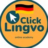 Логотип телеграм -каналу lingvoclickdeutsch — LINGVO.CLICK 🇩🇪 Німецька|Deutsch