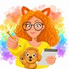 Логотип телеграм канала @lisilart — LISIL Art • Скетч-репортёр, иллюстратор