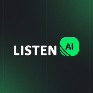Logo saluran telegram listen_ai — Listen AI Portal