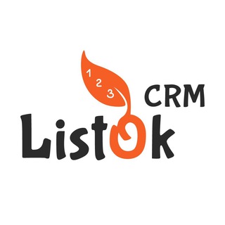 Логотип телеграм канала @listokcrm — ListOk CRM