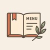 Логотип телеграм -каналу literary_menu — Літературне меню
