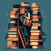 Логотип телеграм -каналу literature_lounge — Літературний лаунж