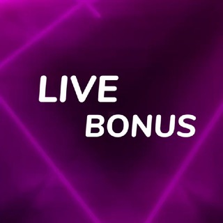 Логотип телеграм канала @live_bonus — LIVE BONUS