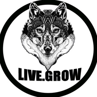 Логотип телеграм канала @livegrow — LIVE.GROW