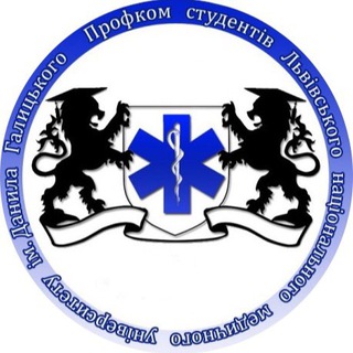 Логотип телеграм -каналу lnmu_profcom — Профком студентів ЛНМУ