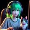 Логотип телеграм канала @lofigirlmusicanime — Lofi | Girl Лофай 💚 Музыка | Аниме