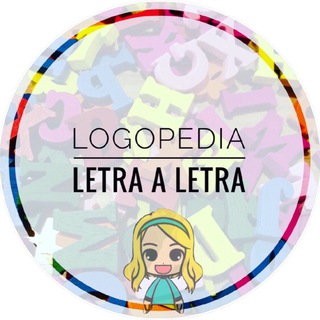 Logotipo del canal de telegramas logopedialetraaletra - Logopedia Letra A Letra