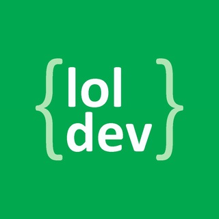 Логотип телеграм канала @loldev — loldev();