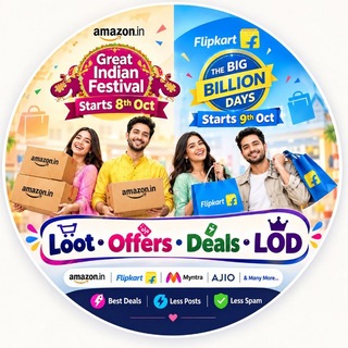 टेलीग्राम चैनल का लोगो loot_lod — Loot• Offers• Deals• LOD🔥