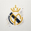 Логотип телеграм канала @losblancos_tg — Реал Мадрид — королевский клуб