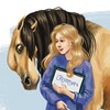 Логотип телеграм канала @loshadka_art — Лошадка | Иллюстратор