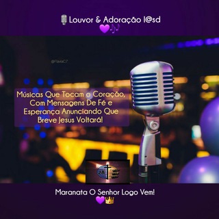Telegram channel 🎙Louvor & Adoração I@sd7 💜🎶 logo