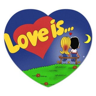 Логотип телеграм канала @love_iscomic — Love is#Любовь это