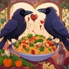 Логотип телеграм канала @love_and_crows — Любовь И Вороны