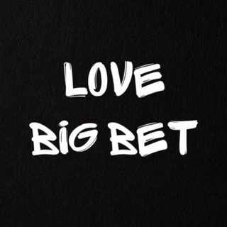 Логотип телеграм канала @lovebigbet — LOVE BIG BET | ПРОГНОЗЫ НА СПОРТ