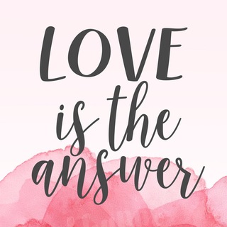 Telegram channel LOVE IS THE ANSWER logo