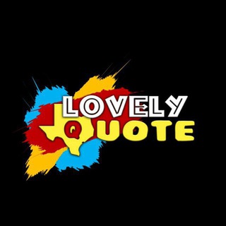 Logo of telegram channel lovely_quote — Lovely Quote