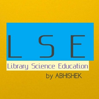 Logo saluran telegram lse_join — LIBRARY SCIENCE EDUCATION