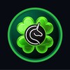 Logo of telegram channel luckymoonethh — 🍀 Lucky Moon | Black Unicorn 🦄
