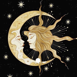 Логотип телеграм канала @lunar_horoscope — Лунный Гороскоп 🌙