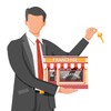 Логотип телеграм канала @lux2business — Роскошная торговая мебель для бизнеса