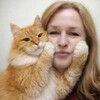 Логотип телеграм канала @lvananna13 — Кот. "Персиковый" блог🐈