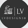 Логотип телеграм канала @lvdesign38 — ЛВдизайн38🔥 Мастерская Вадима Ларионова 🦾 НЕ мангалы / АРТ-объекты!