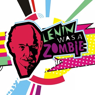 Логотип телеграм канала @lwaz_band —    disco-trash band "LENIN WAS A ZOMBIE"   