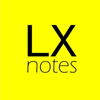 Логотип телеграм канала @lxnotes — LX notes // Образование как продукт