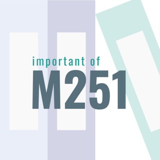 Логотип телеграм канала @m251_imp — Important Files | M251