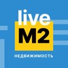 Логотип телеграм канала @m2_live — Квадратный Метр Live • Недвижимость
