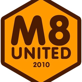 Логотип телеграм канала @m8united — M8United