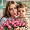 Логотип телеграм канала @maamaanya — МамАня на связи📞