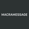 Логотип телеграм канала @macramessage — MACRAMESSAGE life