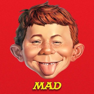 Логотип телеграм канала @mad_magazine — MAD Magazine