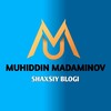 Telegram kanalining logotibi madaminov_blogi — Muhiddin Madaminov | Shaxsiy blog