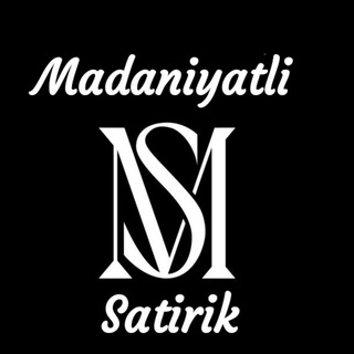 Telegram kanalining logotibi madaniyatli_satirik — "Madaniyatli" Satirik 🤫