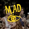 Логотип телеграм канала @maddeaf — MAD - официальный рупор 📣