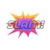 Логотип телеграм канала @madebyslam — slam!