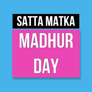 Logo saluran telegram madhur_day_night_satta_matka — MADHUR DAY SATTA MATKA