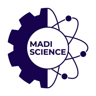 Логотип телеграм канала @madiscience — MADI Science
