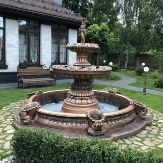 Логотип телеграм канала @magazin_skulptur — Королевская ⛲️ Архитектура | Скульпутры, фонтаны, садовый декор