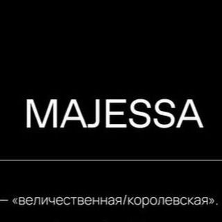 Логотип телеграм канала @magessa_store — MAJESSA.Одежда из Италии