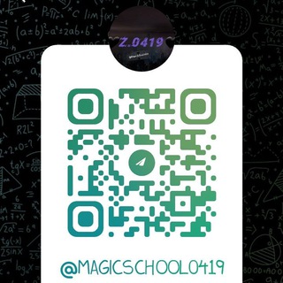 Telegram kanalining logotibi magicschool0419 — Z.0419😔🤪