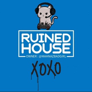 Logo saluran telegram mahnaz_cr — ━𓆩 RUiNED HOUSE 𓆪━