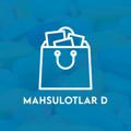 Logo saluran telegram mahsulotlar_d — Mahsulotlar